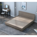 Conjunto de dormitorio estable de cama de madera maciza para colchón